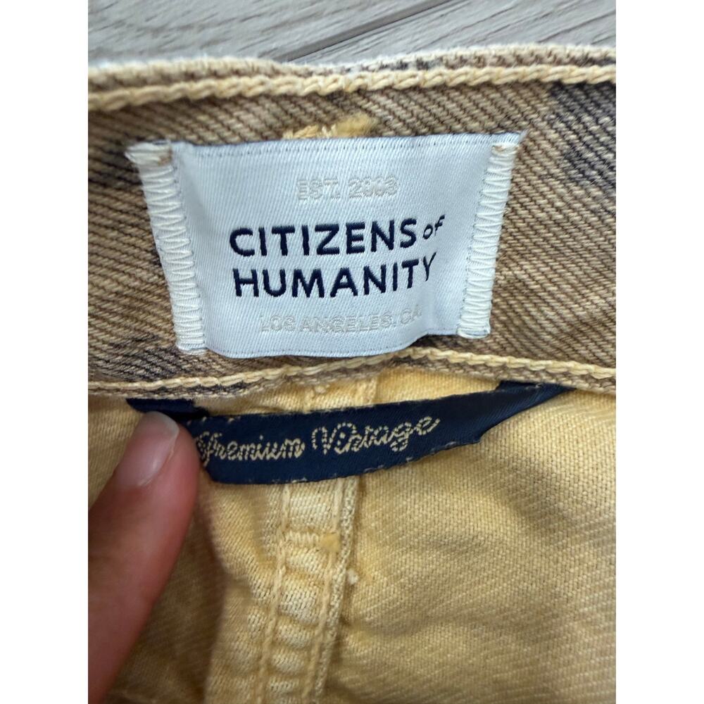 Citizens of Humanity Miro Natural Cheetah Barrel Leg Casual Cotton Jeans NWOT 29 - Picture 10 of 11